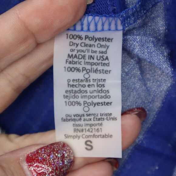 Lula Roe Sweater Womens S Blue Striped Lindsay Cardigan Komono Cover Up - Picture 14 of 14